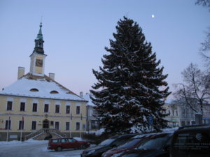 Město Žamberk - Masarykovo náměstí - budova radnice 