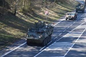 Konvoj Americké armády přes východní Čechy - 26.3.2017 - Foto Josef Voltr