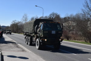 Konvoj Americké armády přes východní Čechy - 26.3.2017 - Foto Josef Voltr