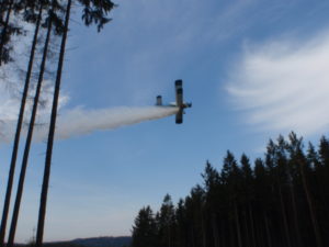 Požár lesa - Ždírnice