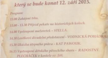 12.9. – Posvícenský jarmark v Lužci nad Cidlinou