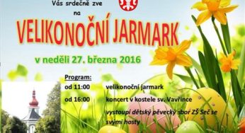 Velikonoční trhy a koncert na Seči – neděle 27. března