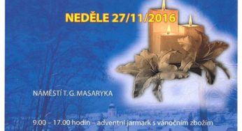 Adventní trhy a vánoční strom v Holicích – 27.11.