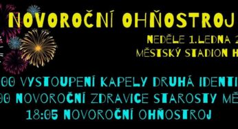 Novoroční ohňostroj – Holice – 1.1.2017 od 17:00 + zábavný program