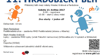 Přátelský běh mezi městy Hradec Králové a Pardubice – již tuto sobotu