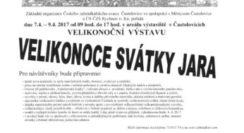 Zveme Vás na Velikonoční výstavu do Častolovic – 7. – 9. dubna 2017