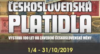 Výstava 100 let od zavedení Československé měny – 1. dubna – 31. října – Holice