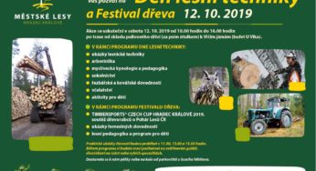 Den lesní techniky – sobota 12. října 2019 – Městské lesy Hradec Králové