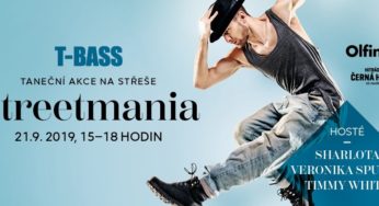 Streetmania a show taneční skupiny T-BASS – sobota 21. září 2019 – OC Futurum Hradec Králové