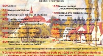 17. ročník Slavností Holovouských Malináčů – sobota 5. října 2019 – Holovousy