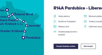 Arriva začala prodávat jízdenky na rychlíky Pardubice – Liberec, jezdit začne v neděli 13. prosince