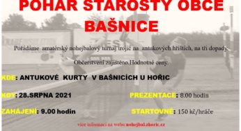 Nohejbalový turnaj trojic – Bašnice – sobota 28. srpna 2021