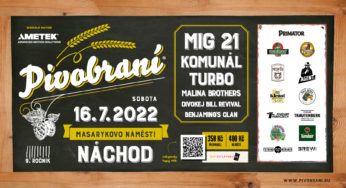 Náchodského Pivobraní – sobota 16. července 2022 – Masarykovo náměstí Náchod s MIG 21