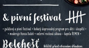 Gulášové slavnosti – sobota 13. srpna 2022 – Bolehošť