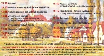 19. ročník Slavností Holovouských Malináčů – sobota 7. října 2023 – Holovousy