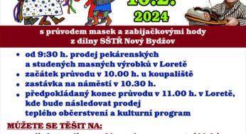 Masopust – Chlumec nad Cidlinou – sobota 10. února 2024